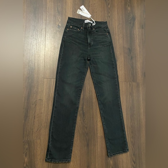 NWT Women’s Daze Black Smarty Pants High Rise Slim Jeans 25 - Picture 3 of 13